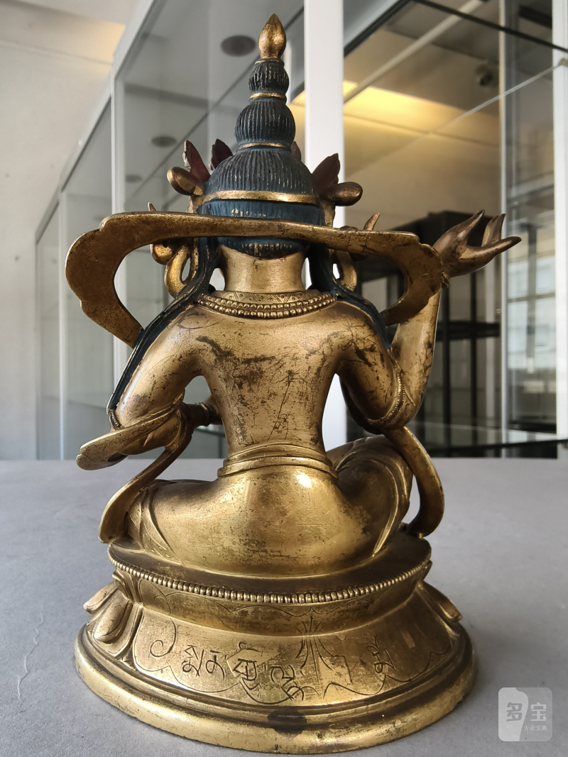 A gilt-bronze figure of a Bodhisattva - 图16